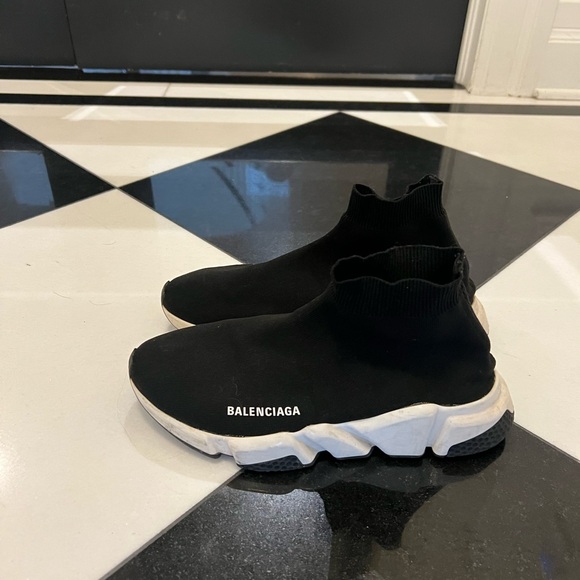 Balenciaga Black Sock Sneakers - Picture 2 of 4